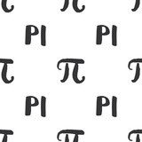 Ilustracja symbolu Pi. Ręka rysująca kreślił Grunge Tapety Nauka i Szkoła Tapeta