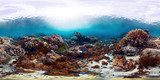 Jawa pod wodą. Świat ryb. Rafa koralowa Fototapeta