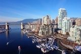Kanada: malowniczy port w Vancouver 
 Architektura Obraz