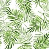 Liście palmowe. Akwarela 2 Tapety Natura Tapeta