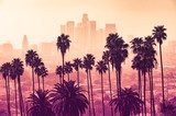 Los Angeles w ciepłych promieniach słońca Fototapety Miasta Fototapeta
