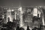 Manhattan – nocna panorama: miasto jak żywe
 Fototapety Miasta Fototapeta
