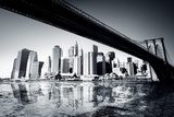Manhattan – nowojorska widokówka w biurowych szarościach 
 Fototapety do Biura Fototapeta