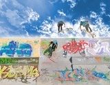 Miejski fun – graffiti, deska i rowery
 Fototapety do Pokoju Nastolatka Fototapeta