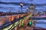 Moskwa:Sobór Chrystusa Zbawiciela
 Fototapety Mosty Fototapeta