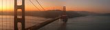 Most Golden Gate o zachodzie słońca Fototapety do Kuchni Fototapeta