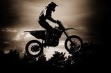Motocross – energia uchwycona w sepii
 Sport Fototapeta