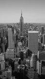 New York City Panorama black & white Plakaty do Salonu Plakat