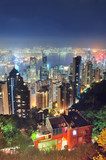 Nocny Hongkong
 Fototapety Miasta Fototapeta