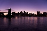 Nocny horyzont – Nowy Jork w purpurze
 Fototapety Mosty Fototapeta