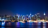 Nowy Jork: widok na nocny horyzont
 Fototapety Miasta Fototapeta