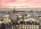 Paris Aussicht Eiffelturm Fototapety Wieża Eiffla Fototapeta