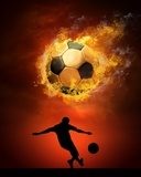 Piłka nożna – walka pełna ognistej pasji
 Sport Fototapeta