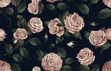 Róże w stylu vintage Tapety Kwiaty Tapeta