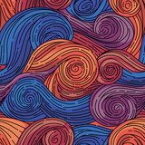 Seamless vector pattern. Van Gogh style Van Gogh Obraz