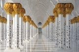 Sheikh Zayed Mosque in Abu Dhabi United Arab Emirates  Optycznie Powiększające Fototapeta