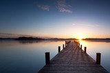 Wschód Słońca w Szwecji Optycznie Powiększające Fototapeta