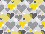 Szary i żółty kolor miłości koncepcja ikona Tapety Miłosne Tapeta