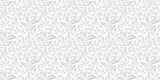 tea leaves pattern background. green leaves vector pattern background. Green tea leaf seamless pattern. seamless patterns with green leaves of tea. Kwiaty Fototapeta