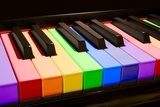Tęczowe pianino, kolorowa muzyka
 Fototapety do Pokoju Nastolatka Fototapeta