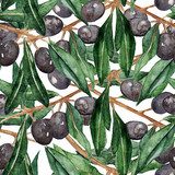 Tekstura gałęzi oliwy z oliwek Tapety Owoce i Warzywa Tapeta