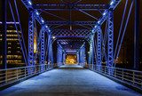 The Magical Blue Bridge Mosty Obraz