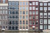 Urok amsterdamskich kamienic Fototapety Miasta Fototapeta