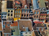 Utrecht – kamienice na granicy 
 Architektura Obraz