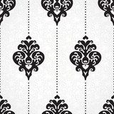 Vector seamless pattern in Victorian style. Styl Barokowy Tapeta
