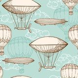 Vintage z balonów Tapety Niebo i Kosmos Tapeta