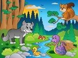 Wesoły las – piramida zwierzątek
 Fototapety do Pokoju Dziecka Fototapeta