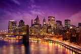 Wieczorny Manhattan: kolory Nowego Jorku
 Fototapety Miasta Fototapeta