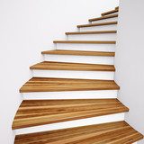 Drewniane schody - klasyka stylu Schody Fototapeta