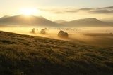 Wschód słońca nad polami
 Krajobraz Fototapeta