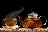 Zielona herbata. Magia hibiskusa. Obrazy do Kuchni  Obraz