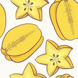 Żółta karambol Tapety Do kuchni Tapeta