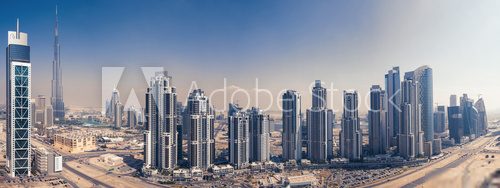 Burj Khalifa - widok panoramiczny Architektura Fototapeta