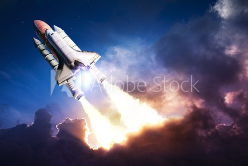 Space shuttle  Pojazdy Fototapeta