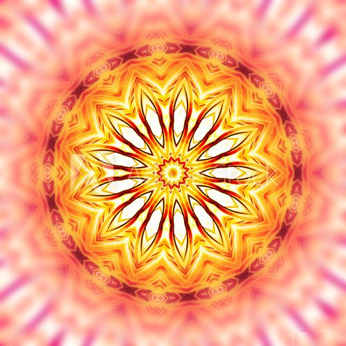 Licht-Mandala der Harmonie  Orientalne Fototapeta