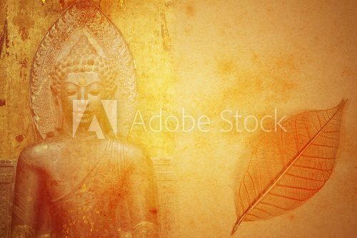 Abstract Buddhist Collage Background  Orientalne Fototapeta