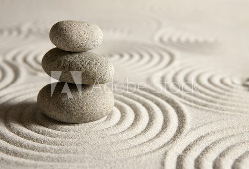 Relaksujący kamienny balans Fototapety do Łazienki Fototapeta