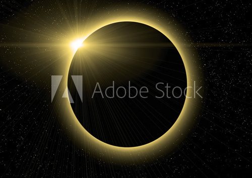 eclipse  Fototapety Kosmos Fototapeta