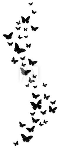 Schmetterlinge  Na drzwi Naklejka