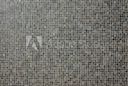 Dark mosaic tiles  Mur Fototapeta
