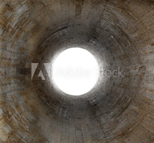 Tunel. Głębia bez końca Optycznie Powiększające Fototapeta