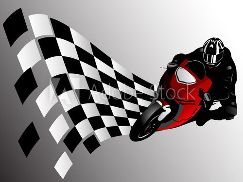 Motorcycle racer  Sport Plakat