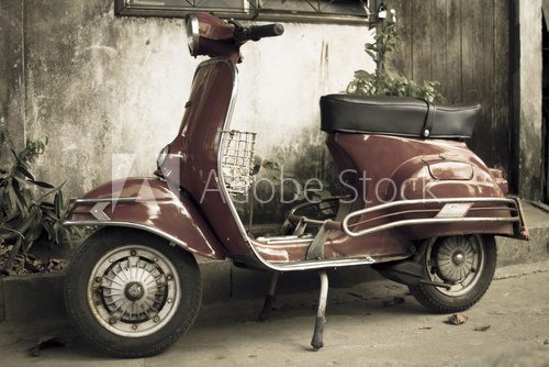 moped  Pojazdy Fototapeta
