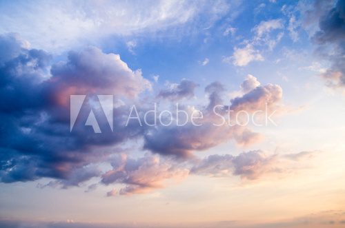  clouds and sun  Niebo Fototapeta