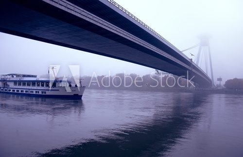 bratislava new bridge,  Fototapety Mosty Fototapeta