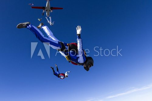 Skydiving photo.  Fototapety do Pokoju Nastolatka Fototapeta